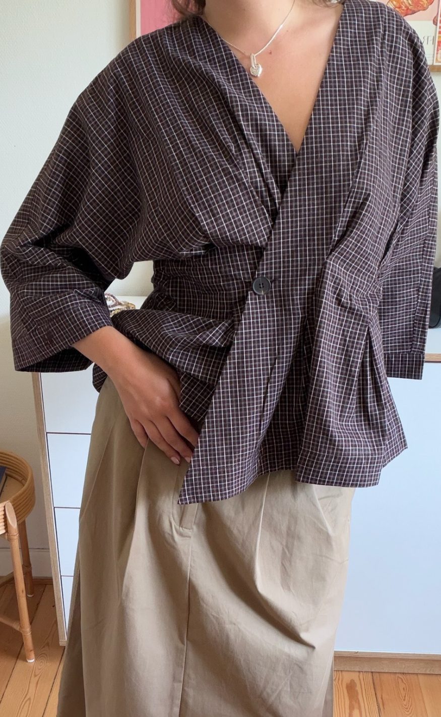 Love & Divine Skjorte - Love1510-1 - Brown Check