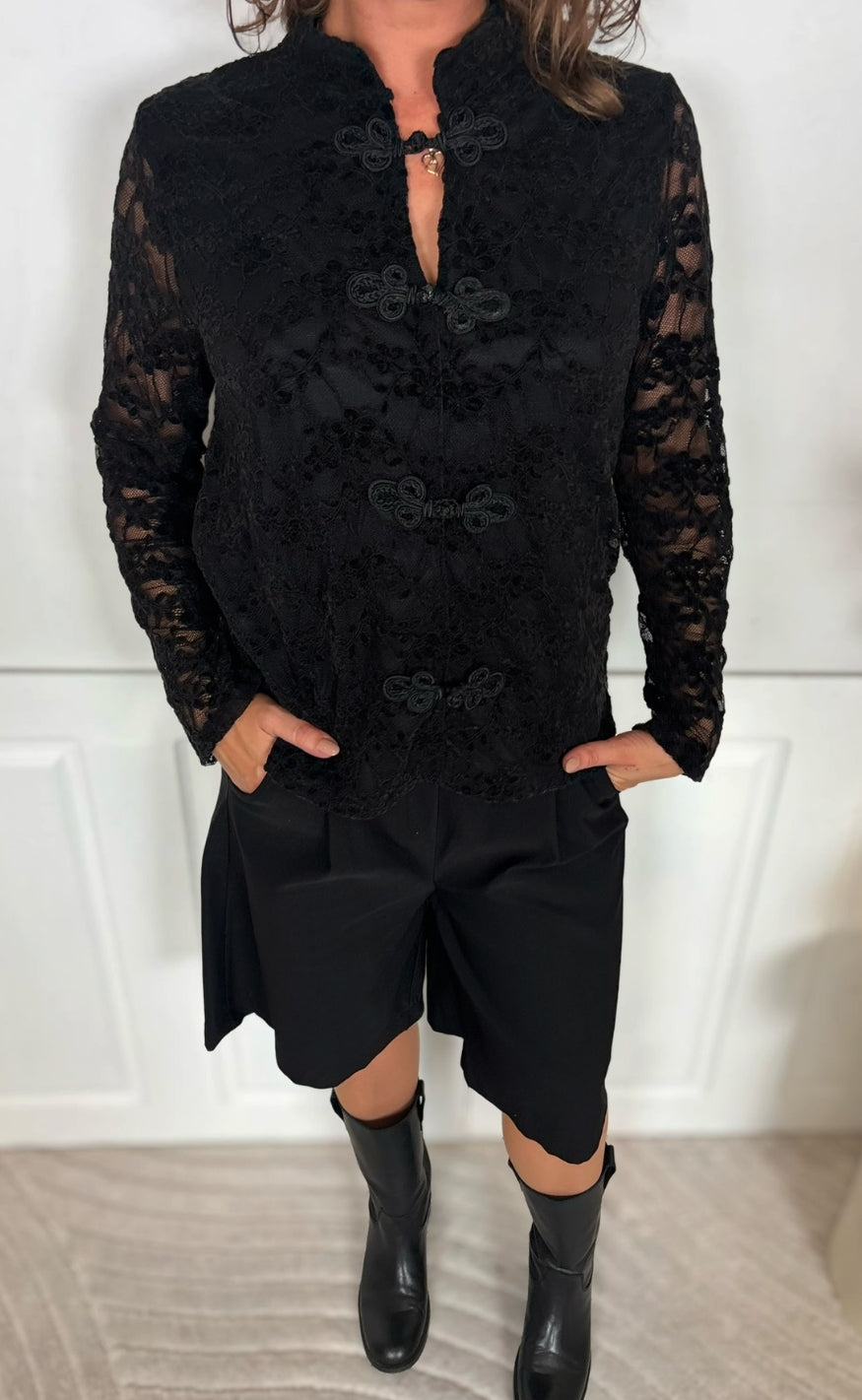 Marta Du Chateau Bluse - Senecia - Black