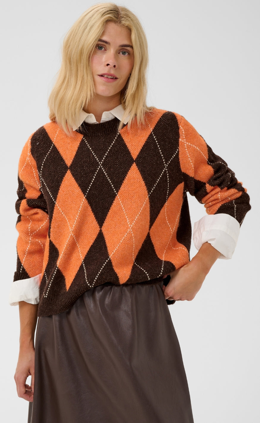 Culture Strik - Argyle - Brown Argyle