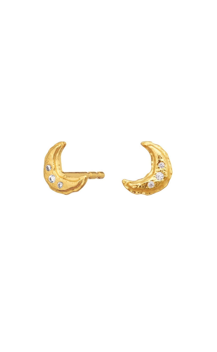 Maanesten Øreringe - Lunia - Gold Colour