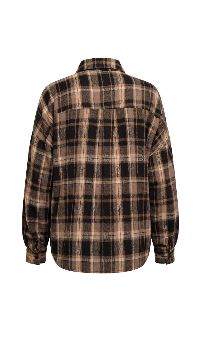 Liberte Skjorte - Siri - Black Creme Check