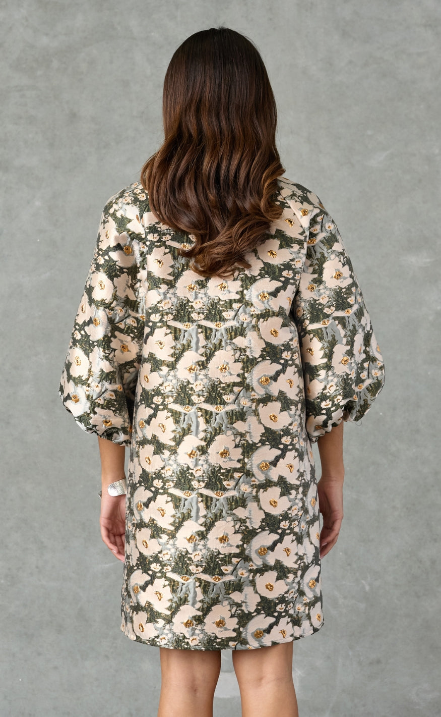 Love & Divine Kjole - Love1638 - Green Flower