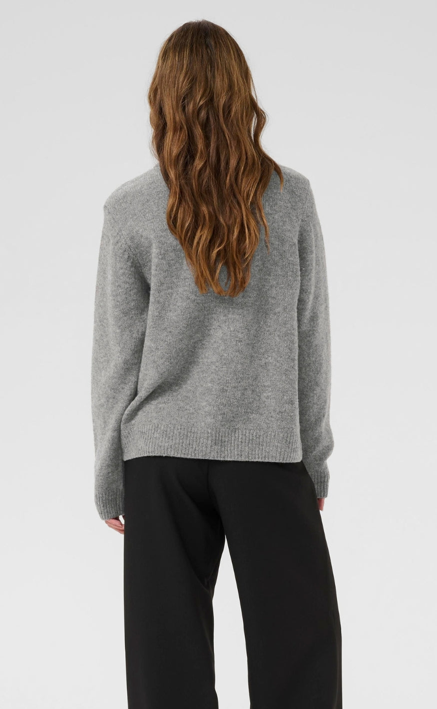 Culture Cardigan - Katrina - Mid Grey Melange