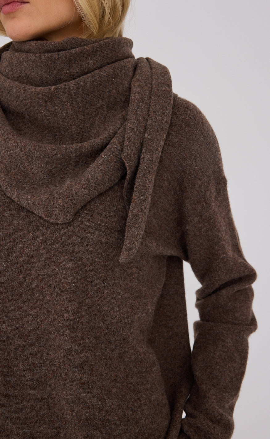 A-View Tørklæde - Merino - Brown