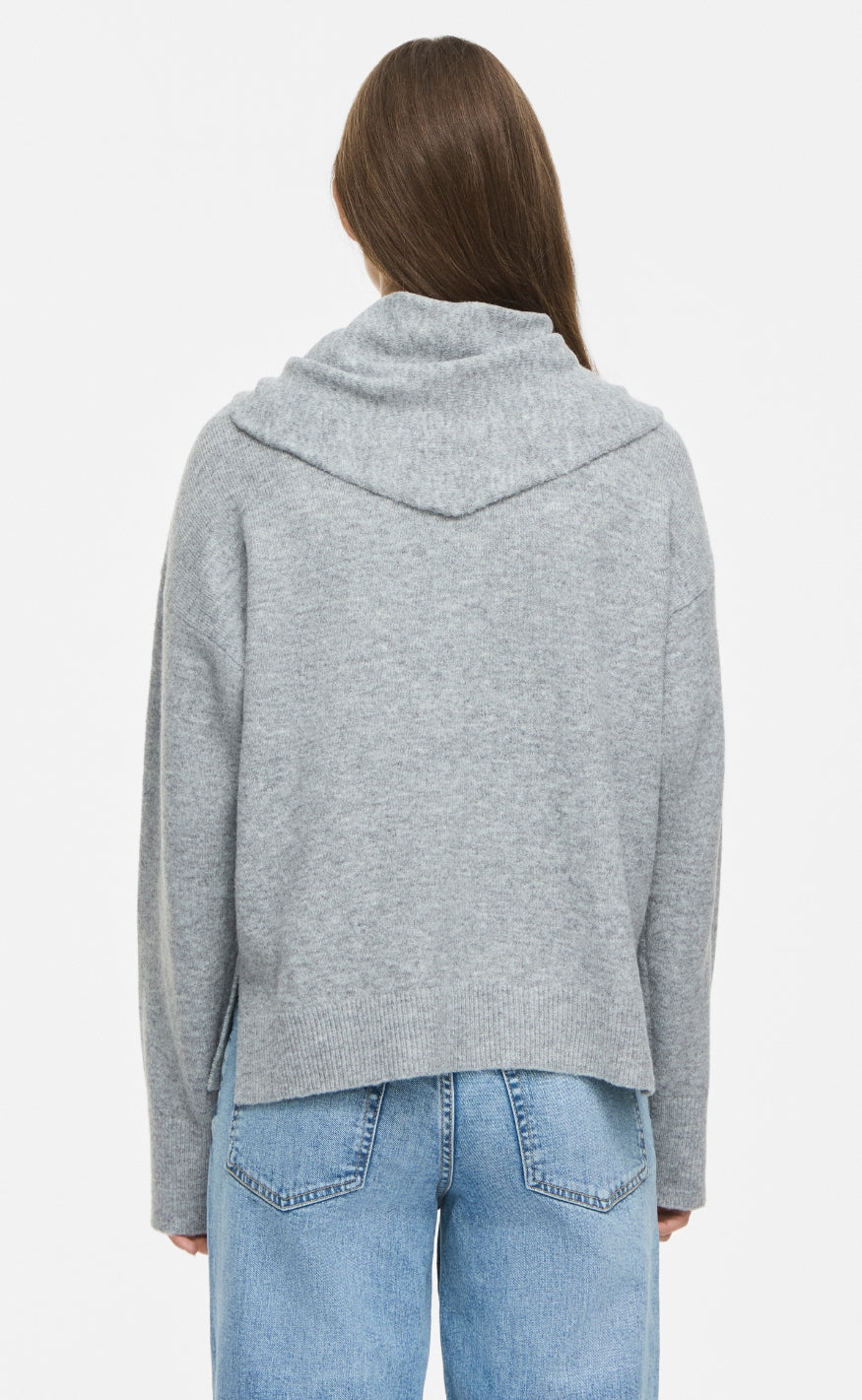 Noisy May Strik - Sabrina Scarf - Medium Grey Melange