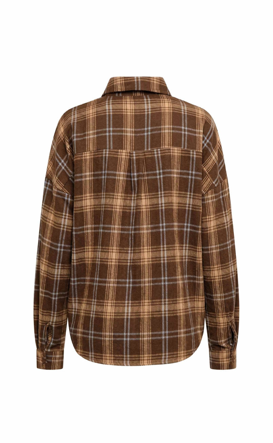 Liberte Skjorte - Siri - Brown Blue Check