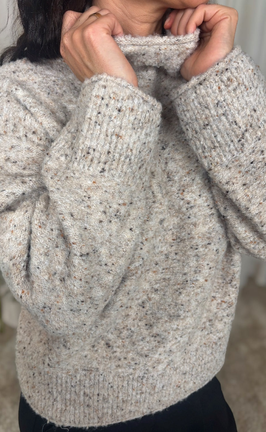 Freequent Pullover - Grsnemes - Moonbeam Melange