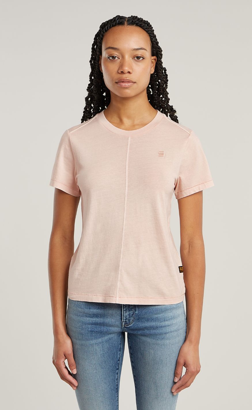 G-STAR T-Shirt - Overdyed r t wmn - Liquid Pink GD