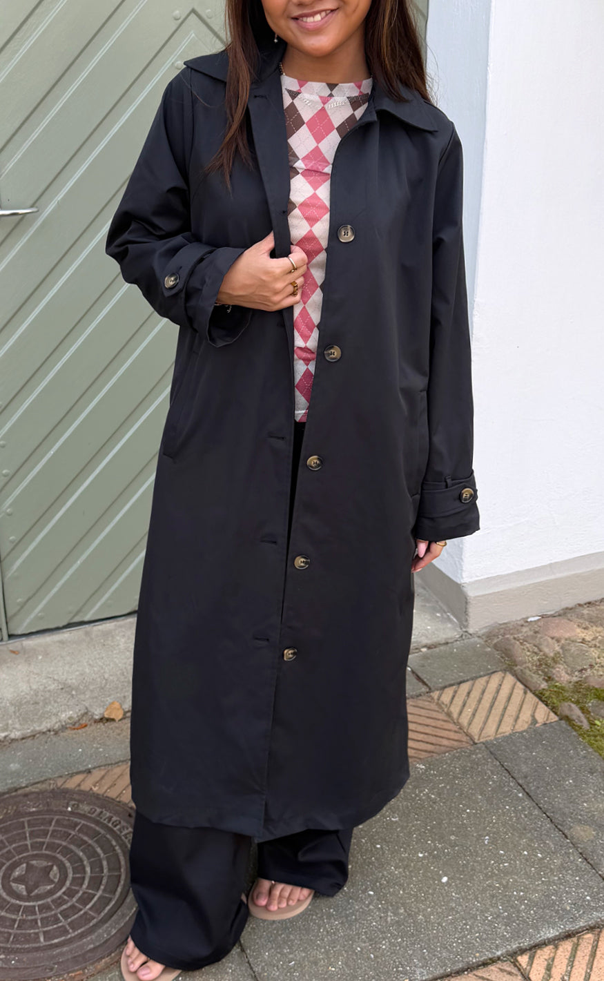 Say INA Copenhagen Trenchcoat - Louisa Long - Black