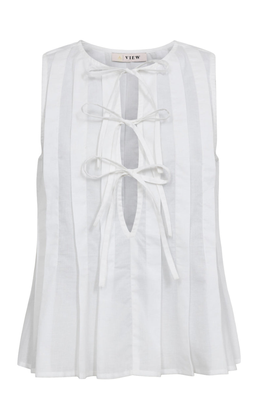 A-View Top - Rosa - White