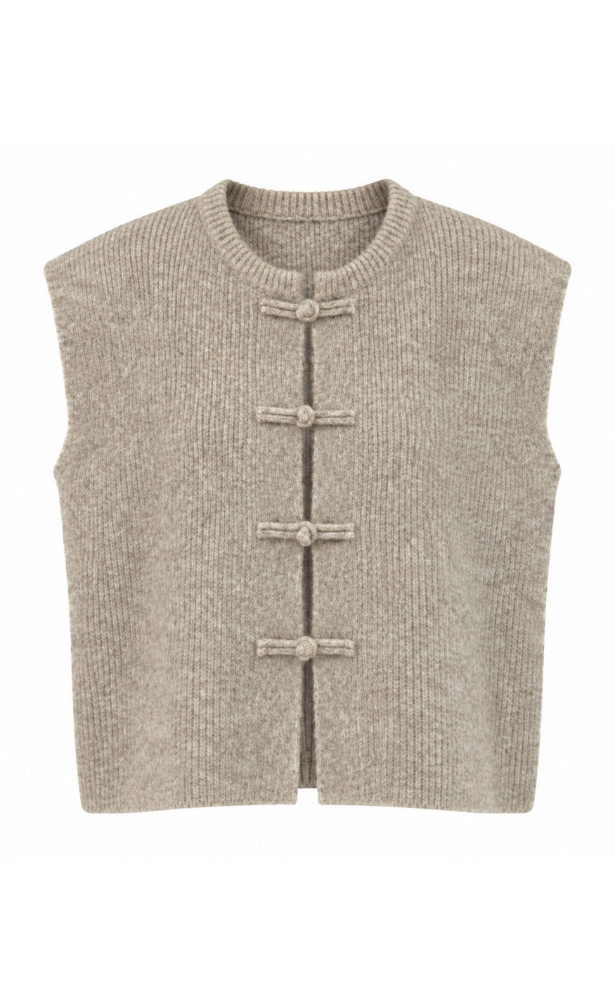 Marta Du Chateau Vest - Celestia - Beige
