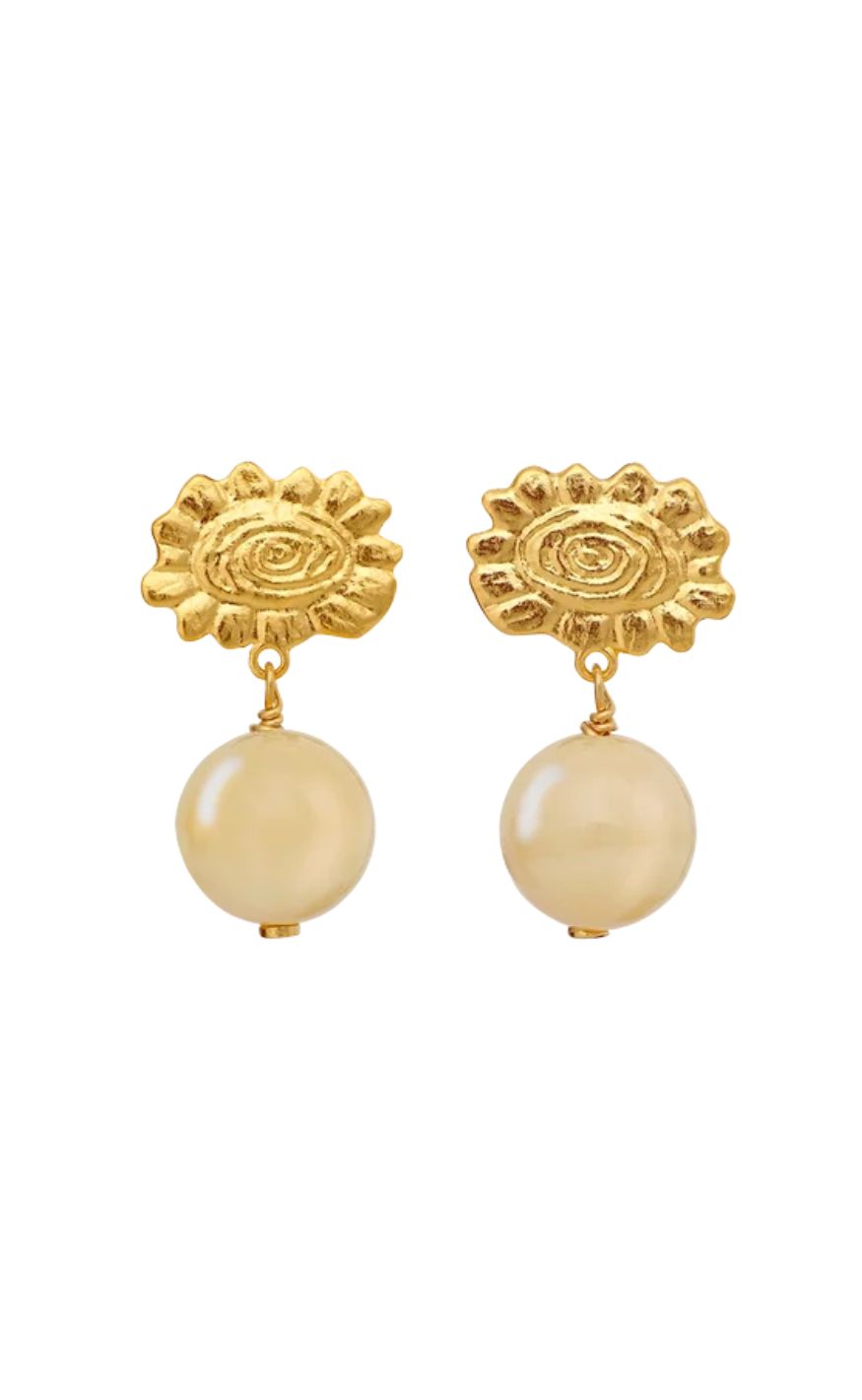 Maanesten Øreringe - Viviane - Gold Colour