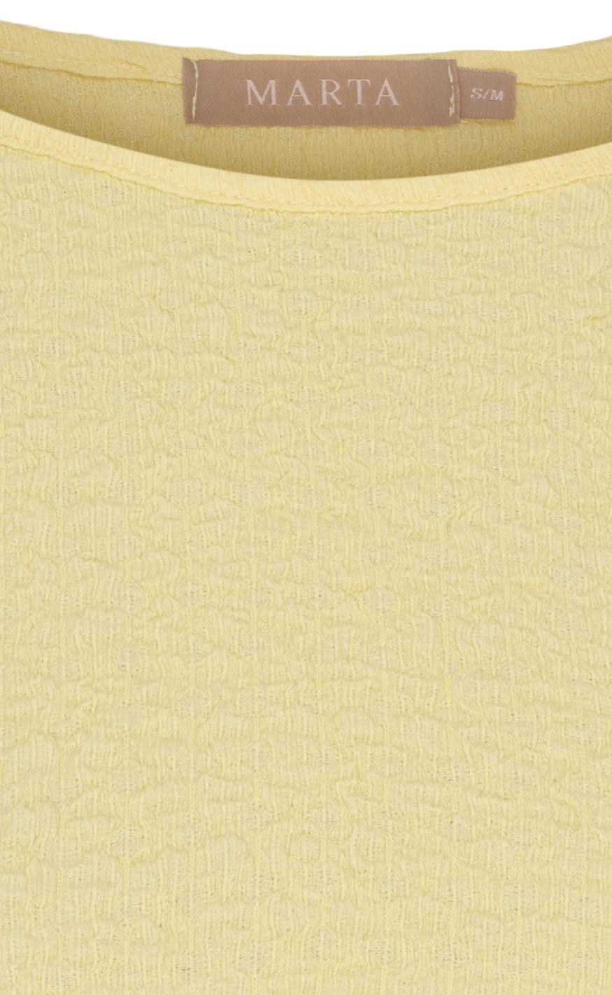 Marta Du Chateau Bluse - Vionne - Yellow536
