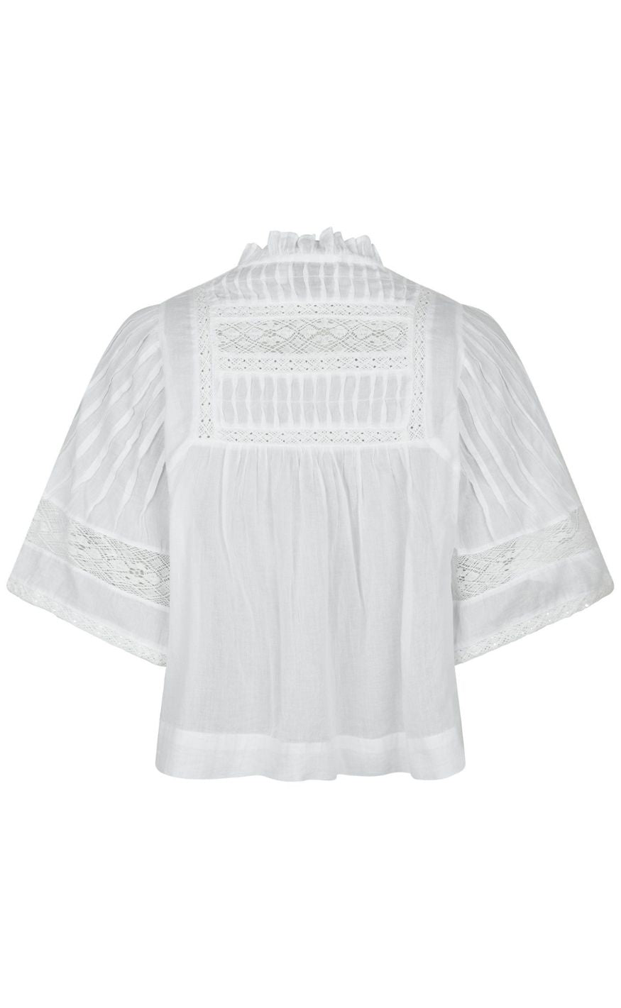 Neo Noir Bluse - Siama S Voile - White