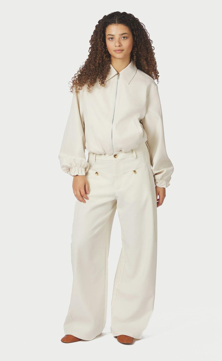Neo Noir Bukser - Massie Structure - Off White