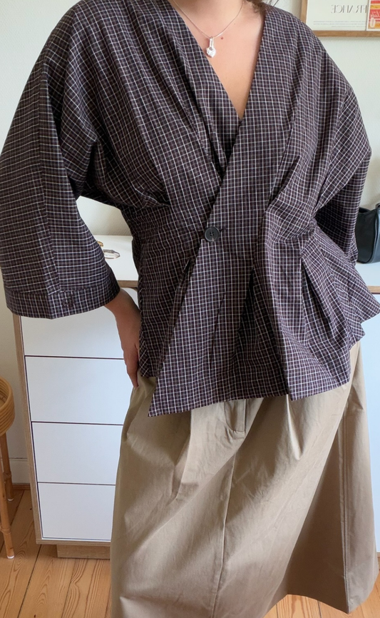 Love & Divine Skjorte - Love1510-1 - Brown Check