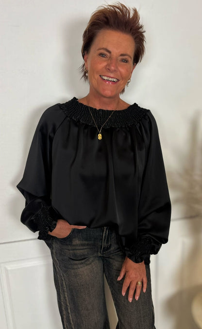 Marta Du Chateau Bluse - Verona - Black