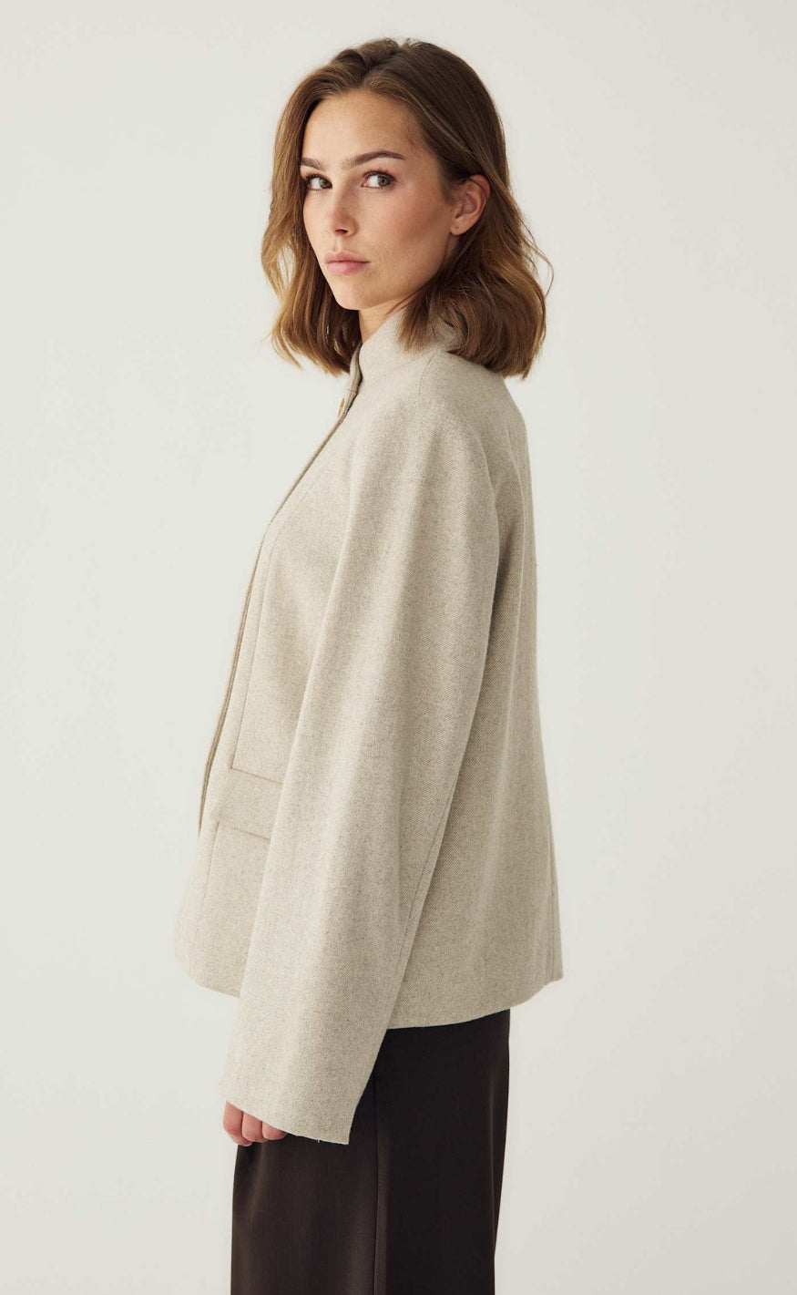 Noella Blazer - Monique - Oatmeal Melange