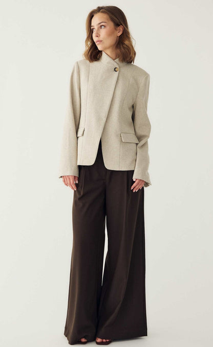 Noella Blazer - Monique - Oatmeal Melange