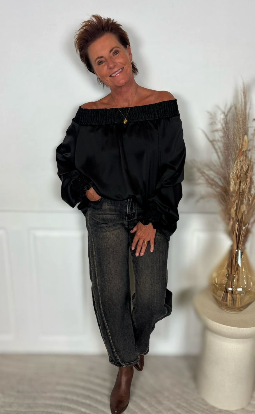 Marta Du Chateau Bluse - Verona - Black