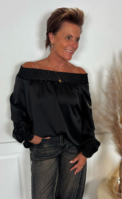 Marta Du Chateau Bluse - Verona - Black