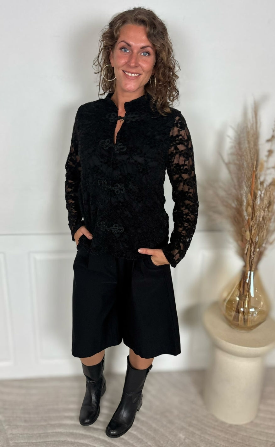 Marta Du Chateau Bluse - Senecia - Black