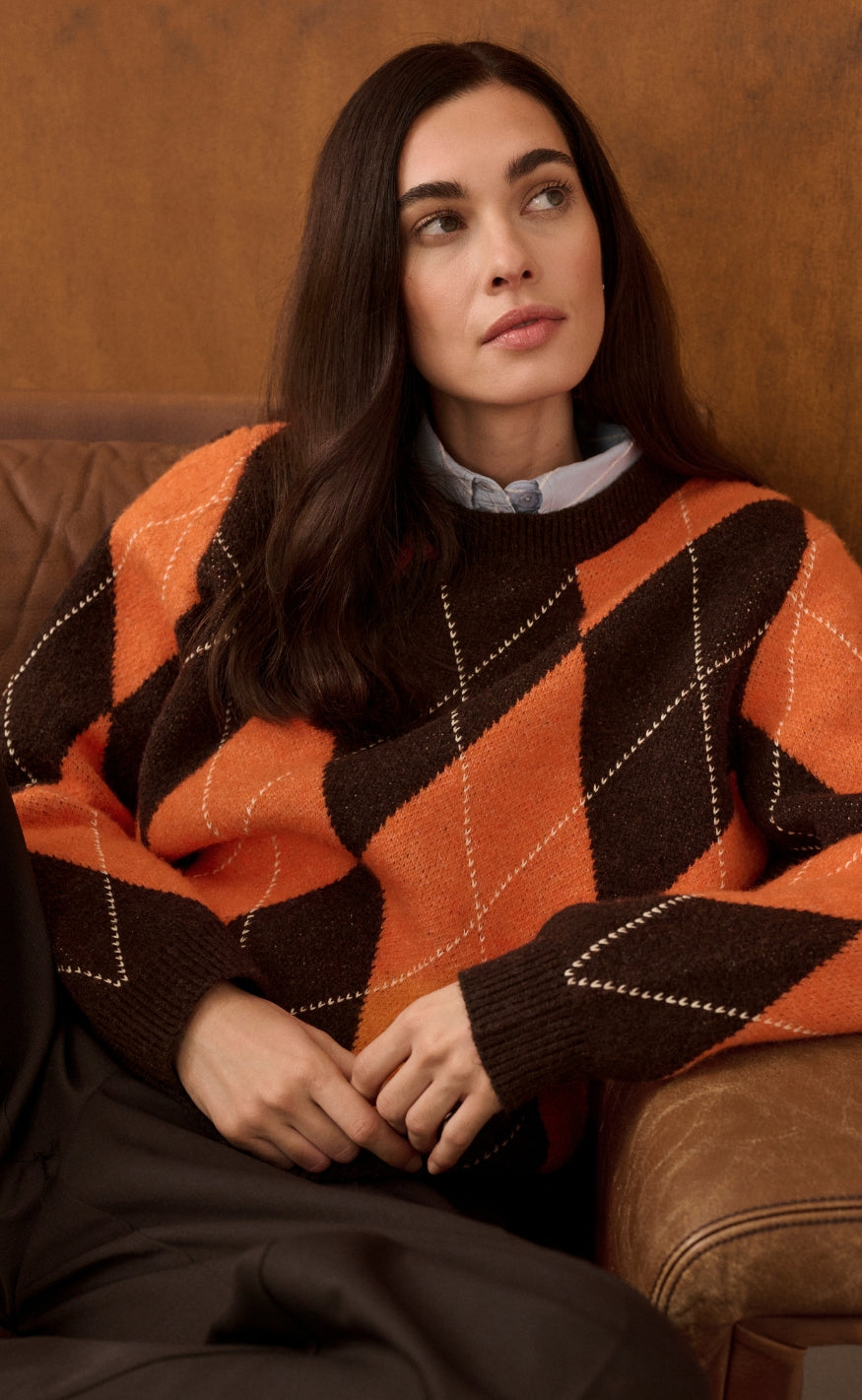 Culture Strik - Argyle - Brown Argyle