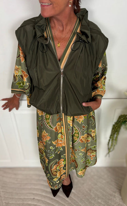 Marta Du Chateau Vest - Anthea - Military
