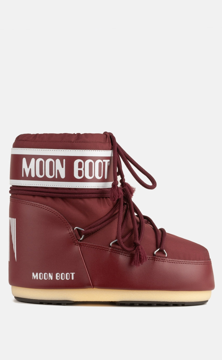 Moon Boot Støvler - Icon Low Nylon - Burgundy