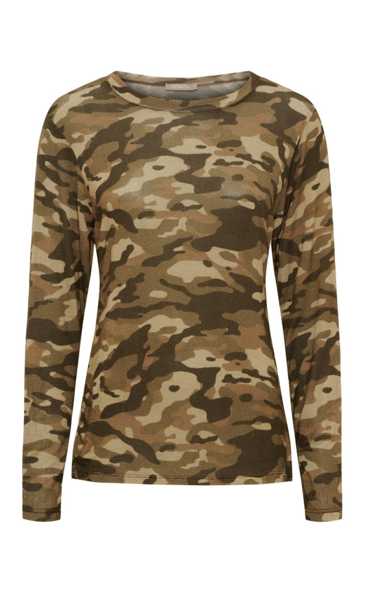 Marta Du Chateau Top - Elissa - Camoflage7401tpk