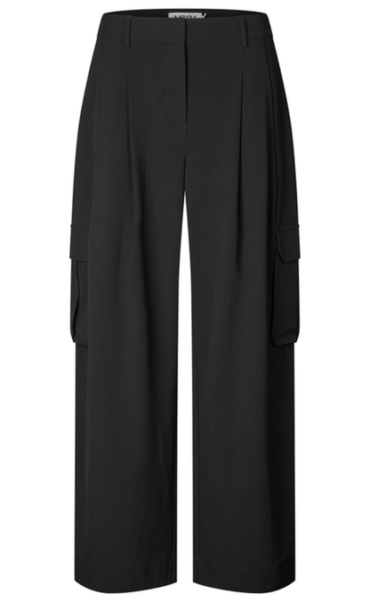 MbyM Bukser - Emeli Pocket-M - Black