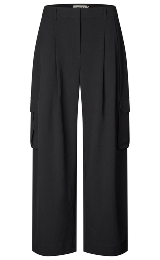 MbyM Bukser - Emeli Pocket-M - Black
