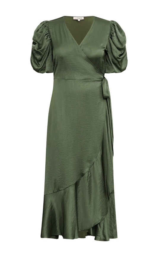 A-View Kjole - Sinda - Dark Green