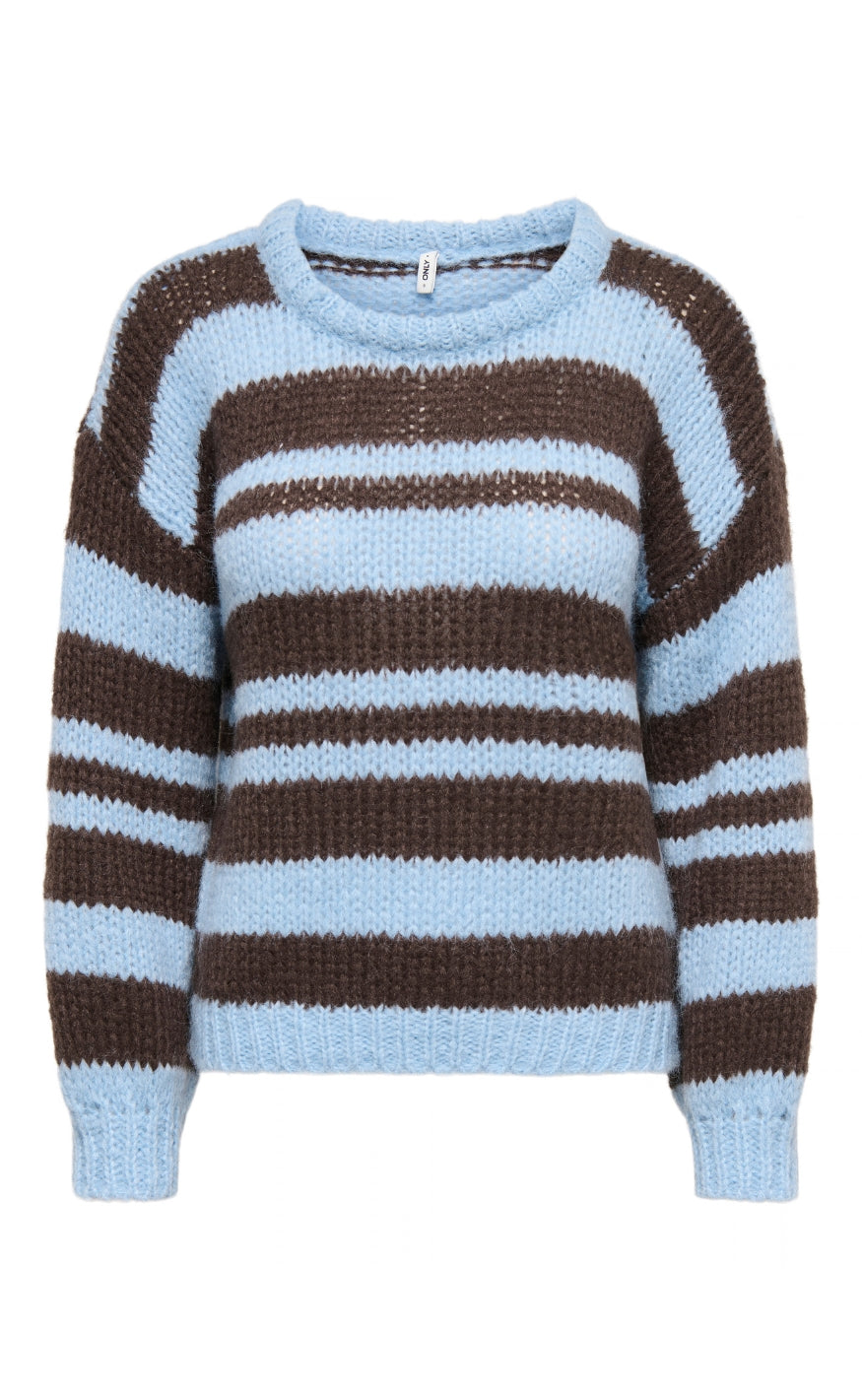 ONLY Strik - Nordic - Dusty Blue Block/Coffee Bean