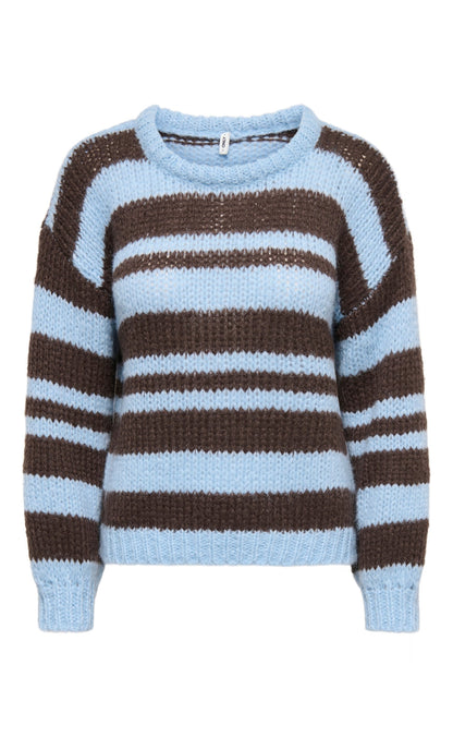 ONLY Strik - Nordic - Dusty Blue Block/Coffee Bean