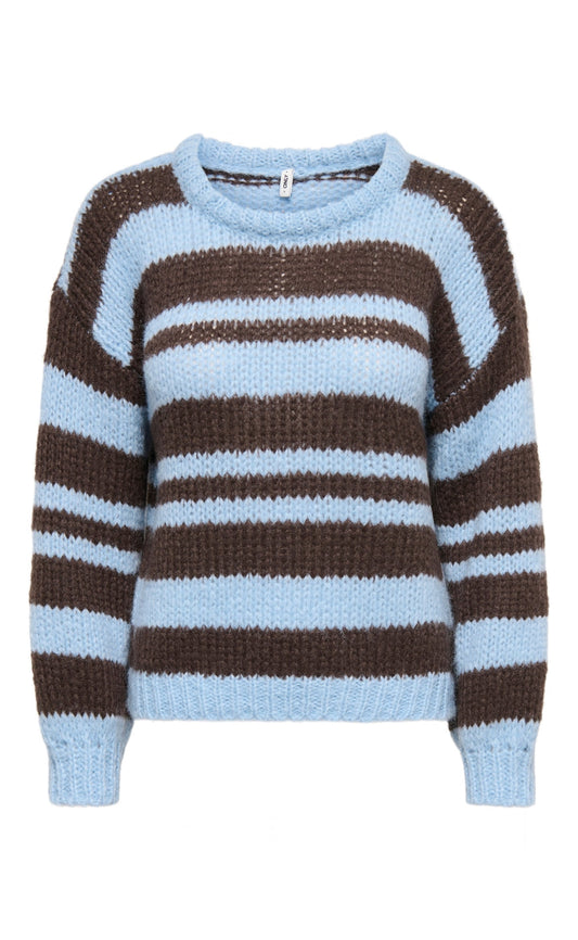 ONLY Strik - Nordic - Dusty Blue Block/Coffee Bean
