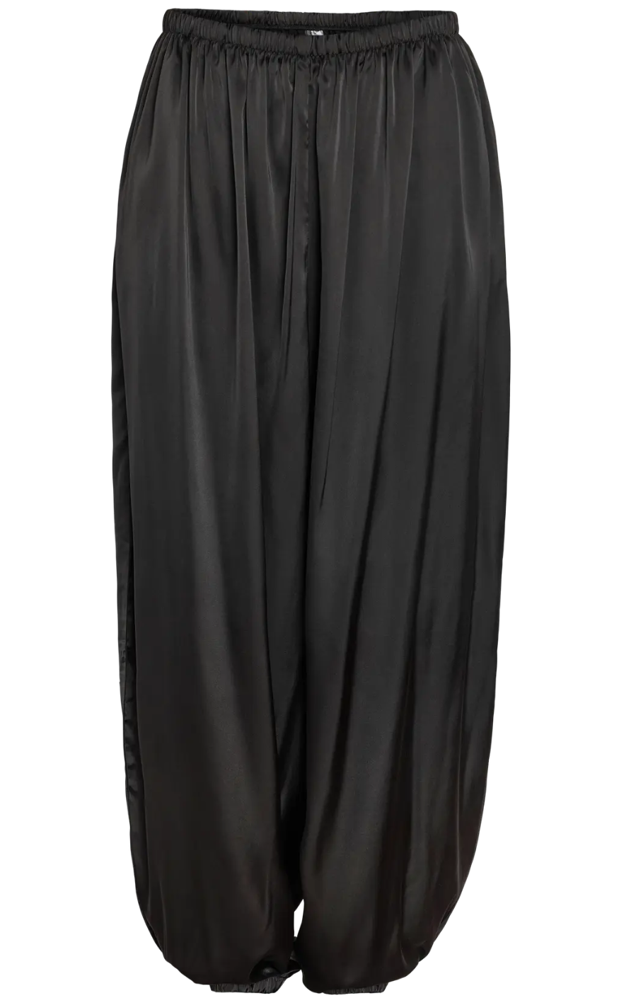 Noisy May Bukser - Louise Satin Balloon - Black
