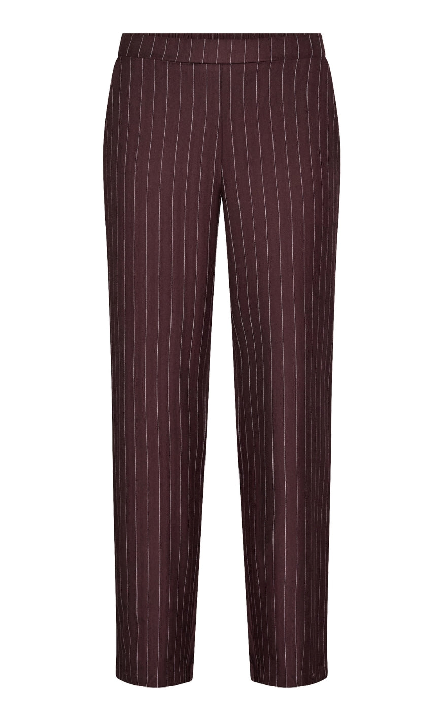 Love & Divine Bukser - Love1024-65 - Brown Pinstripes