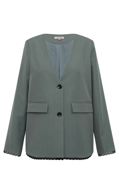 A-View Blazer - Dupont - Medium Grey Melange