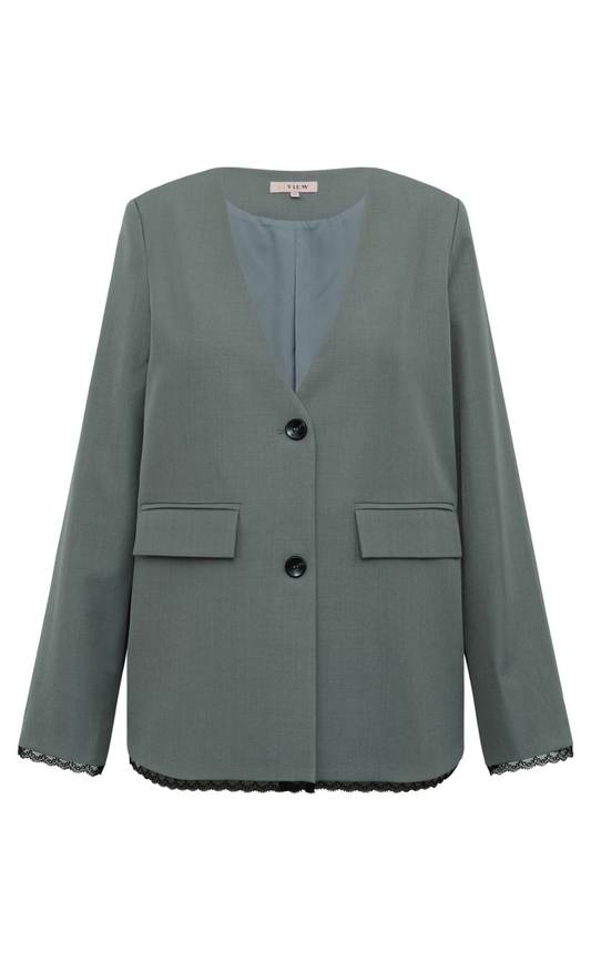A-View Blazer - Dupont - Medium Grey Melange