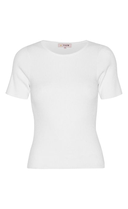 A-View Strik - Rib SS - White