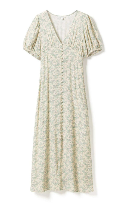 Noella Kjole - Lillith SS Maxi - Dolley Yellow Print