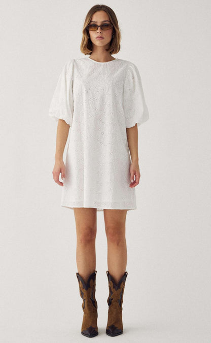 Noella Kjole - Pastis Short - White