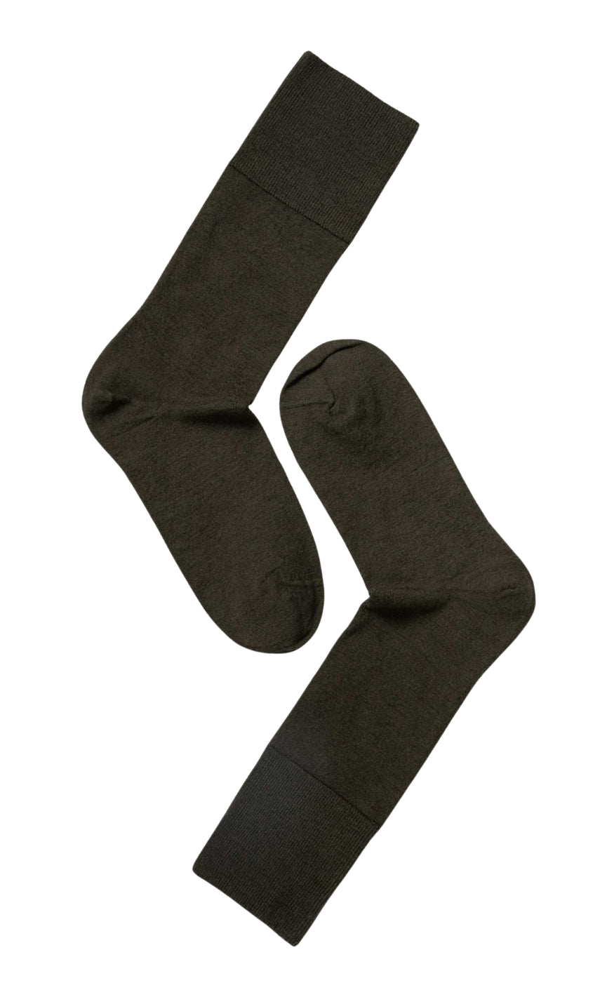 Oroblu Strømper - Fine Wool Comfort Top W - Olive