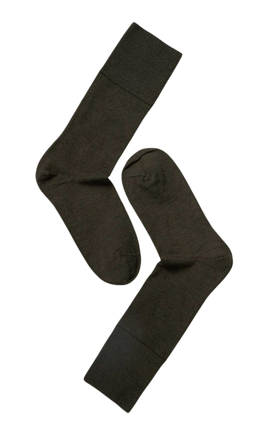Oroblu Strømper - Fine Wool Comfort Top W - Olive