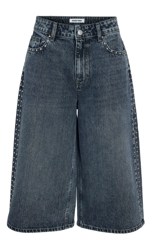 Noisy May Jorts - Oreon Windie - Medium Blue Denim