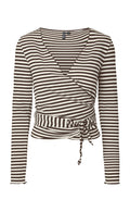 Pieces Bluse - Layla - Hot Fudge Coconut Milk