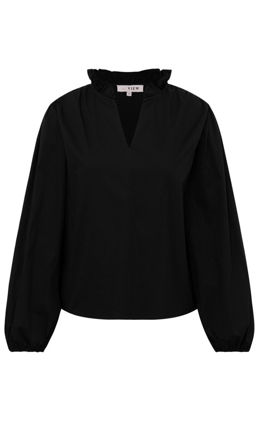 A-View Bluse - Malika - Black