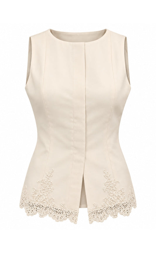 Say INA Copenhagen Vest - Liora - Offwhite