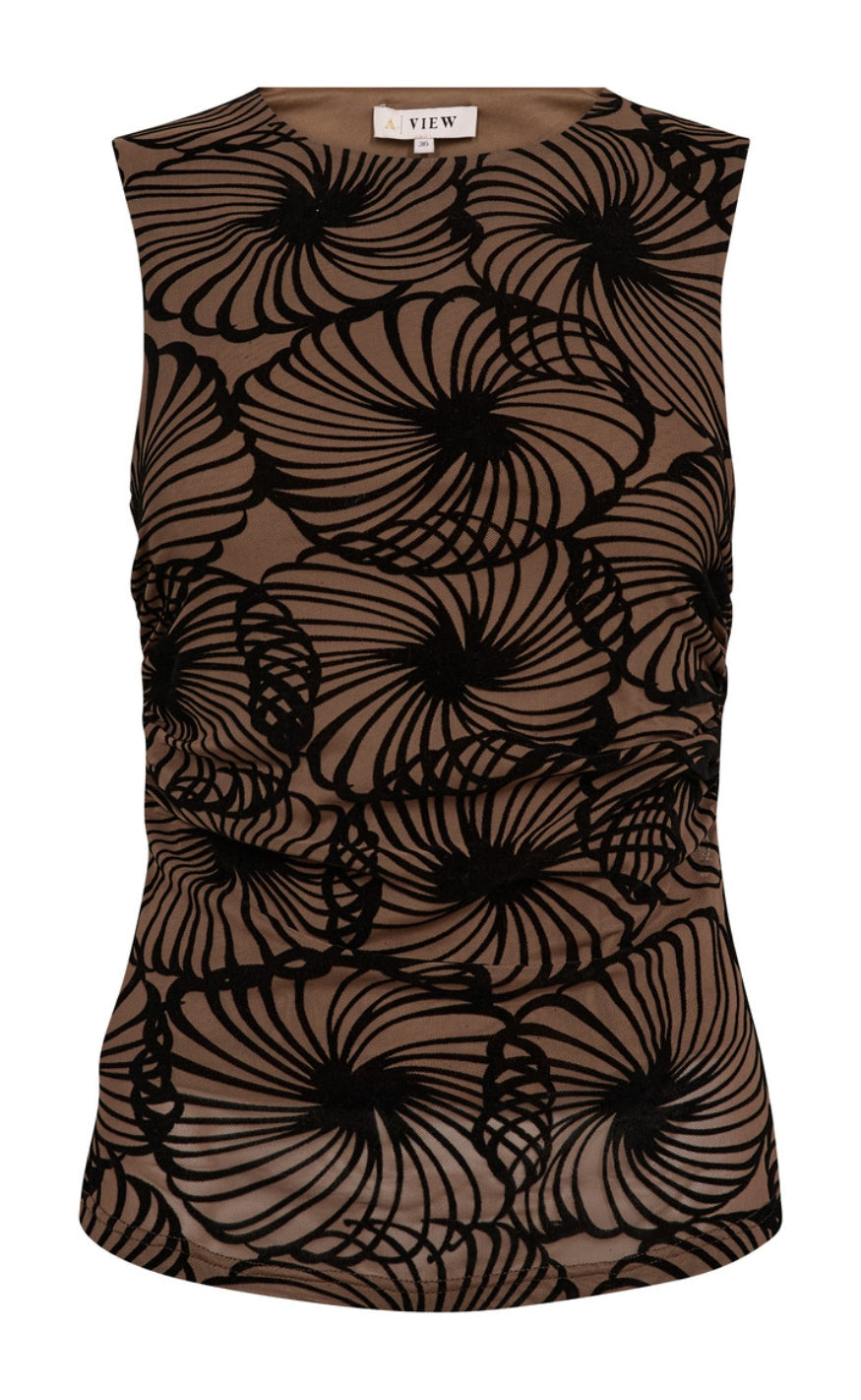 A-View Top - Claudine - Brown